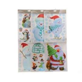 Vetrofanie Natale SOGGETTI ASSORTITI fg.30x23cm