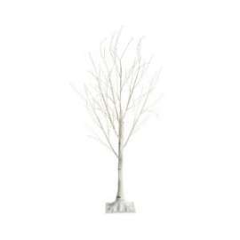 ALBERO BIANCO 180cm C/600 LUCI LED BIANCHE DA ESTERNO