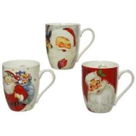 TAZZA MUG BABBO NATALE 3 sogg.