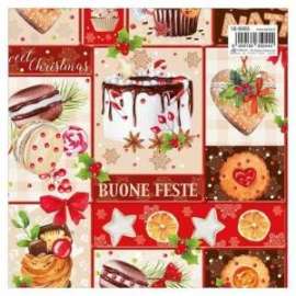 Carta Regalo Natale 70x100cm DOLCETTI conf.10fg