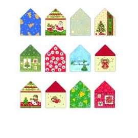 Segnapacco Natale FANTASIA 8 SOGG. 7,5x5,5cm 200pz