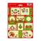 Segnapacco Natale ADESIVI FANTASIA 10 SOGGETTI 12pz