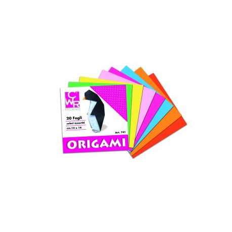 100 fogli di carta Origami 20x20cm 8 pollici colori vivaci per