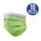 MASCHERINA CHIRURGICA  MONOUSO ADULTO - VERDE