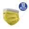 MASCHERINA CHIRURGICA  MONOUSO ADULTO - GIALLO
