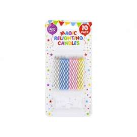 CANDELINE COLORATE C/STOPPINO Conf.10pz