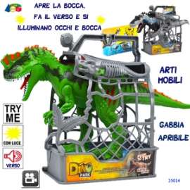 Giochi  T-REX IN GABBIA C/LUCI E SUONI 