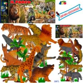 Giochi ANIMALI DELLO ZOO E SELVATICI IN BUSTA