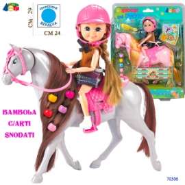 Giochi BAMBOLINA A C/CAVALLO E ACCESSORI