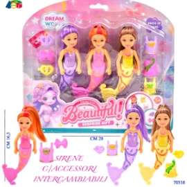 Giochi 3 SIRENE C/ACCESSORI