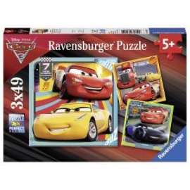 Giochi PUZZLE - 3x49 - CARS 3