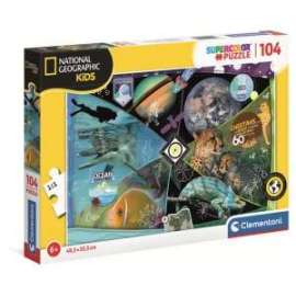 *RIBASSO PUZZLE - 104 - GEO KIDS EXPLORER.