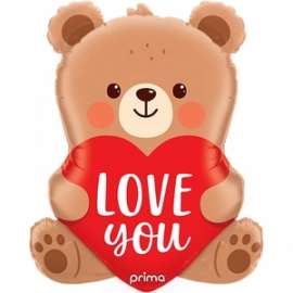 San Valentino PALLONCINO "LOVE YOU BEAR SHAPE"