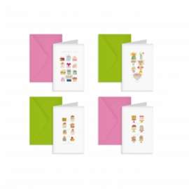 Biglietti Compleanno FANTASIA FEMMINILE conf.12pz