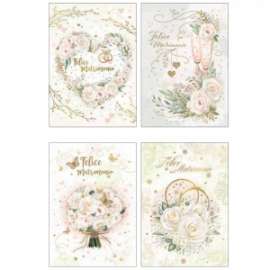 Biglietti Nozze FANTASIE ASSORTITE conf.12pz