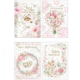 Biglietti Nozze FANTASIE ASSORTITE conf.12pz