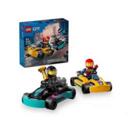 Giochi LEGO City - 60400 - GO KART E PILOTI
