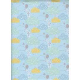 Carta Regalo 70x100 FANTASIA NUVOLE AZZURRE conf.10fg