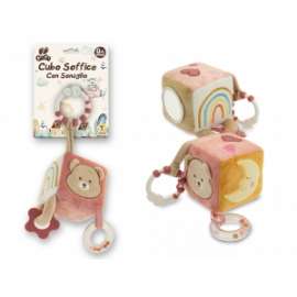 Giochi CUBOTTO SOFFICE SENSORIALE C/ACCESSORI ROSA