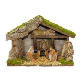 PRESEPE CAPANNA 32x18x24cm