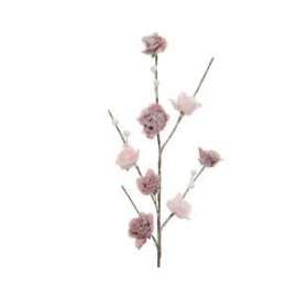 *U.P. - RAMO CON ROSELLINE ROSA 75cm .PP1