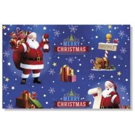 Carta Regalo Natale 70x100 SANTA CLAUS conf.12pz