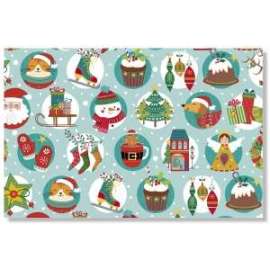 Carta Regalo Natale 70x100 FANTASIA conf.12pz