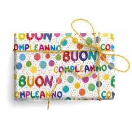 Carta Regalo FANTASIA FESTA BUON COMPLEANNO conf.10fg 