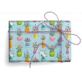 Carta Regalo 70x100 FANTASIA VASI COLORATI conf.10fg 