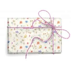 Carta Regalo 70x100 FANTASIA FIORI DI GIARDINO conf.10fg 