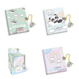 DIARIO RICORDO RAINBOW C/LUCCHETTO 80pag.