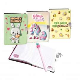 DIARIO RICORDO POP UP C/LUCCHETTO 80pag.