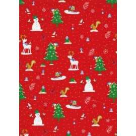 Carta Regalo Natale 70x100 PUPAZZI NEVE 376Dconf.10fg