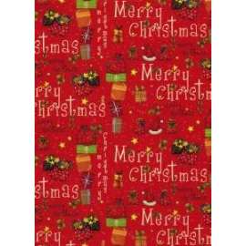 Carta Regalo Natale 70x100 MERRY CHRISTMA 384D conf.10fg