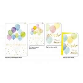 Biglietti Compleanno FANTASIE conf.12pz
