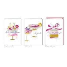 Biglietti Compleanno FEMMINILE conf.12pz