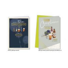 Biglietti Compleanno MASCHILE conf.12pz