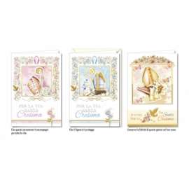 Biglietti Cresima FANTASIE ASSORTITE conf.12pz