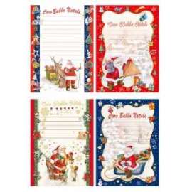 Letterine Natale FANTASIE ASSORTITE 24pz