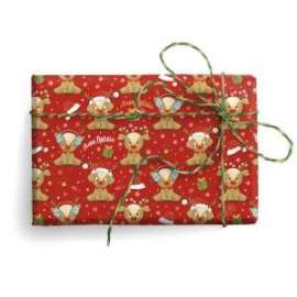 Carta Regalo Natale 70x100cm RUDOLPH conf.10fg