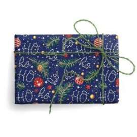 Carta Regalo Natale 70x100cm HO HO HO conf.10fg