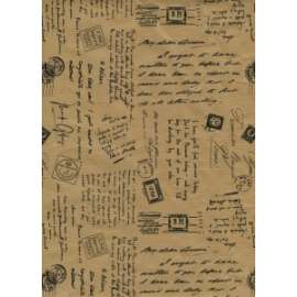 Carta Regalo 70x100 STAMPA CRAFT SCRITTE E TIMBRI  conf.10fg