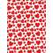 Carta Regalo 70x100 FANTASIA CUORI ROSSI conf.10fg