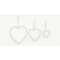 *OFFERTA CUORI DECORATIVI Set 3pz