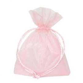 SACCHETTO ORGANZA 9x12cm COL. ROSA