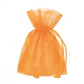 SACCHETTO ORGANZA 9x12cm COL. ARANCIO