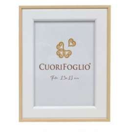 CORNICE LEGNO BIANCO NATURALE 13x18cm 673737