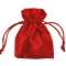 Sacchettini Regalo DELUXE COTONE 10x7cm ROSSO