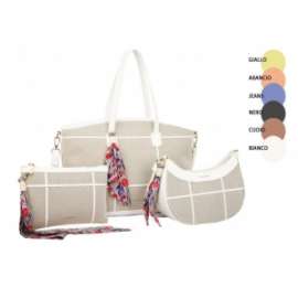 SACCA DONNA Renato Balestra SET 3pz COLORI ASSORTITI