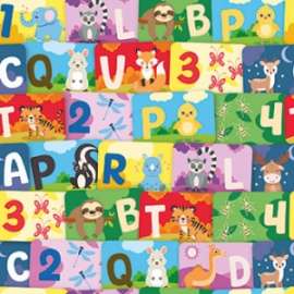 Carta Regalo 70x100cm ALFABETO 78 conf.10fg  